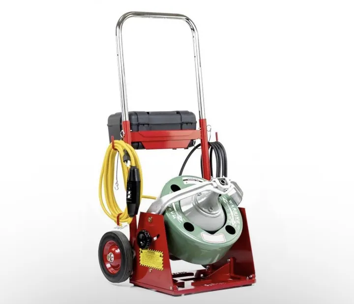 Professional drain cleaning machine